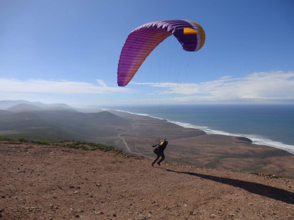 Parachuting (Paragliding) Activity in Agadir Paragliding from Taghazout (Parachuting)